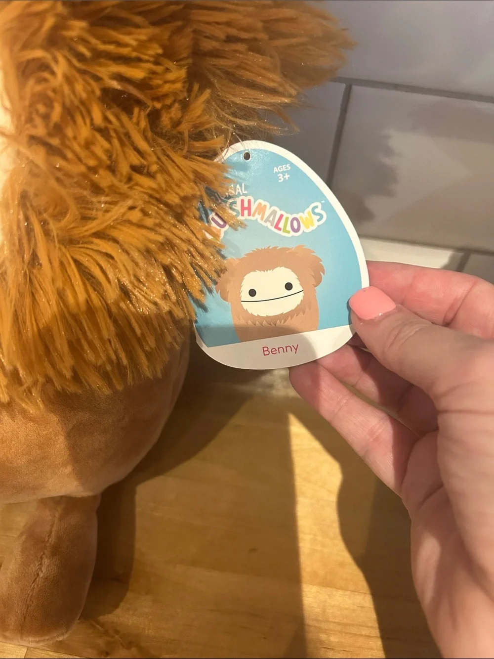 Squishmallows Benny Lion Plush - Brown & Cream